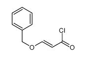 3-phenylmethoxyprop-2-enoyl chloride Structure