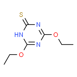 1,3,5-Triazine-2(1H)-thione,4,6-diethoxy-(9CI)结构式