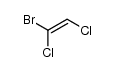 trans-form of 1.2-dichloro-1-bromo-ethene结构式