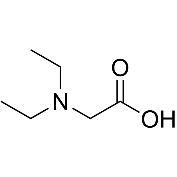 二乙基氨基-乙酸结构式