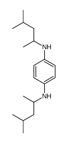 1-N,4-N-bis(4-methylpentan-2-yl)benzene-1,4-diamine结构式