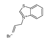 N-烯丙基苯并噻唑鎓溴化物结构式