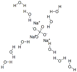 sodium orthovanadate decahydrate结构式