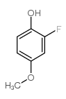 2-FLUORO-4-METHOXYPHENOL structure