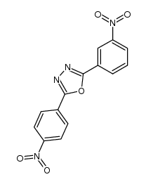 2-(3-nitrophenyl)-5-(4-nitrophenyl)-1,3,4-oxadiazole结构式