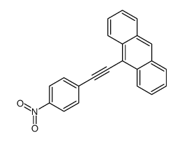 9-(4-Nitrophenylethynyl)anthracene结构式