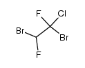 1,2-dibromo-1-chloro-1,2-difluoro-ethane结构式