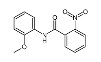 N-(2-methoxyphenyl)-2-nitrobenzamide Structure