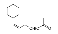 acetic acid,3-cyclohexylprop-2-en-1-ol Structure
