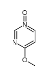 Pyrimidine, 4-methoxy-, 1-oxide (6CI,8CI,9CI) Structure