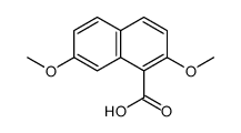 2,7-dimethoxynaphthalene-1-carboxylic acid结构式