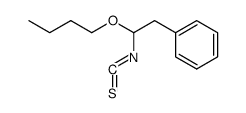 1-butoxy-1-isothiocyanato-2-phenylethane Structure