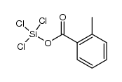 2-methyl-benzoic acid trichlorosilanyl ester Structure