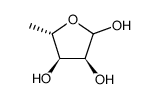 1,2,3-三乙酰-脱氧-L-核糖结构式