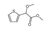 α-methoxy-α-(2-thienyl)acetate Structure