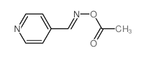(pyridin-4-ylmethylideneamino) acetate Structure