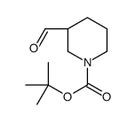 (R)-3-甲酰基哌啶-1-甲酸叔丁酯结构式