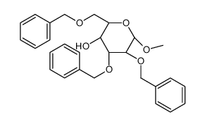 Methyl 2,3,6-tri-O-benzyl-α-D-glucopyranoside结构式