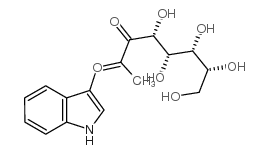 Indole-3-acetic acid β-D-glucopyranosyl ester structure