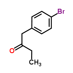 1-(4-bromophenyl)butan-2-one结构式