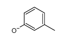 3-methylphenolate anion结构式