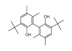 (S)-3,3'-Di-tert-butyl-5,5',6,6'-tetramethylbiphenyl-2,2'-diol Structure
