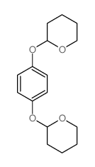 2-[4-(oxan-2-yloxy)phenoxy]oxane结构式