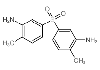 Benzenamine,3,3'-sulfonylbis[6-methyl-结构式
