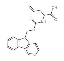 Fmoc-α-烯丙基-DL-甘氨酸结构式