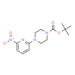 tert-Butyl 4-(6-nitropyridin-2-yl)piperazine-1-carboxylate Structure