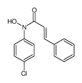 N-(4-chlorophenyl)-N-hydroxy-3-phenylprop-2-enamide结构式