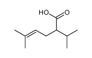 (±)-2-isopropyl-5-methyl-4-hexenoic acid结构式