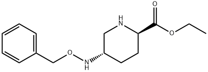 (2R,5S)-5-[(苄基氧基)氨基]哌啶-2-甲酸乙酯草酸盐结构式
