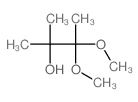 3,3-dimethoxy-2-methyl-butan-2-ol结构式