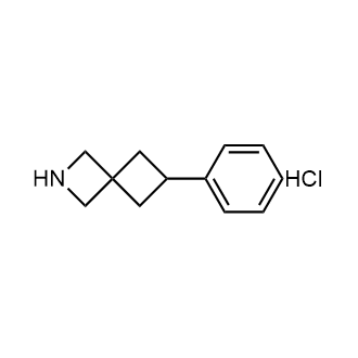 6-苯基-2-氮杂螺[3.3]庚烷；盐酸盐结构式