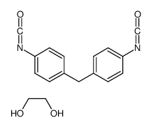 ethane-1,2-diol,1-isocyanato-4-[(4-isocyanatophenyl)methyl]benzene结构式