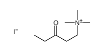 trimethyl(3-oxopentyl)azanium,iodide Structure