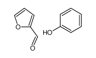 furan-2-carbaldehyde,phenol Structure
