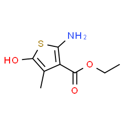 3-Thiophenecarboxylicacid,2-amino-5-hydroxy-4-methyl-,ethylester(9CI) Structure