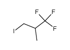 1-iodo-2-trifluoromethylpropane结构式