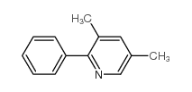 3,5-Dimethyl-2-phenylpyridine Structure
