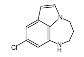 9-chloro-1,2,3,4-tetrahydro-[1,4]diazepino[3,2,1-hi]indole Structure