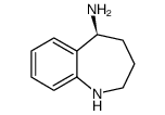 (S)-(2,3,4,5-四氢-1H-苯并[b]氮杂革-5-基)胺结构式