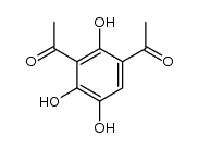 3,5-diacetyl-1,2,4-trihydroxybenzene Structure