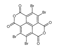 4,5,9,10-四溴异苯并吡喃并[6,5,4-def]异苯并吡喃-1,3,6,8-四酮结构式