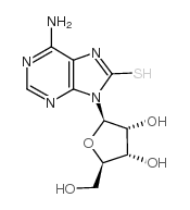 8-巯基腺苷结构式