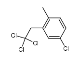 4-chloro-1-methyl-2-(2,2,2-trichloro-ethyl)-benzene结构式