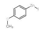 4-(甲硫基)苯基溴化锌结构式