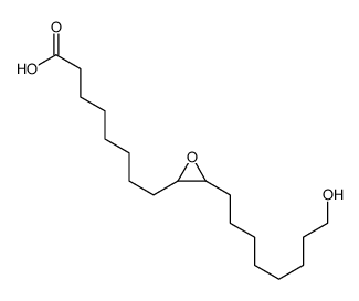 8-[3-(8-hydroxyoctyl)oxiran-2-yl]octanoic acid Structure