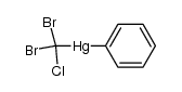 Phenyl-(dibromchlormethyl)-quecksilber Structure